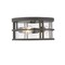 Z-Lite Jordan 3 Light Outdoor Flush Ceiling Mount Fixture, Oil Rubbed Bronze And Clear Seedy 570F-ORB - alternate 2